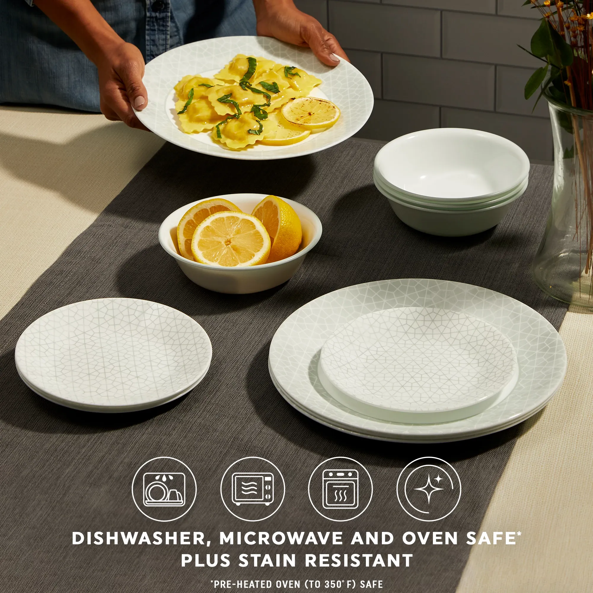 Corelle® Knox 18-piece Dinnerware Set, Service for 6 - Image 4