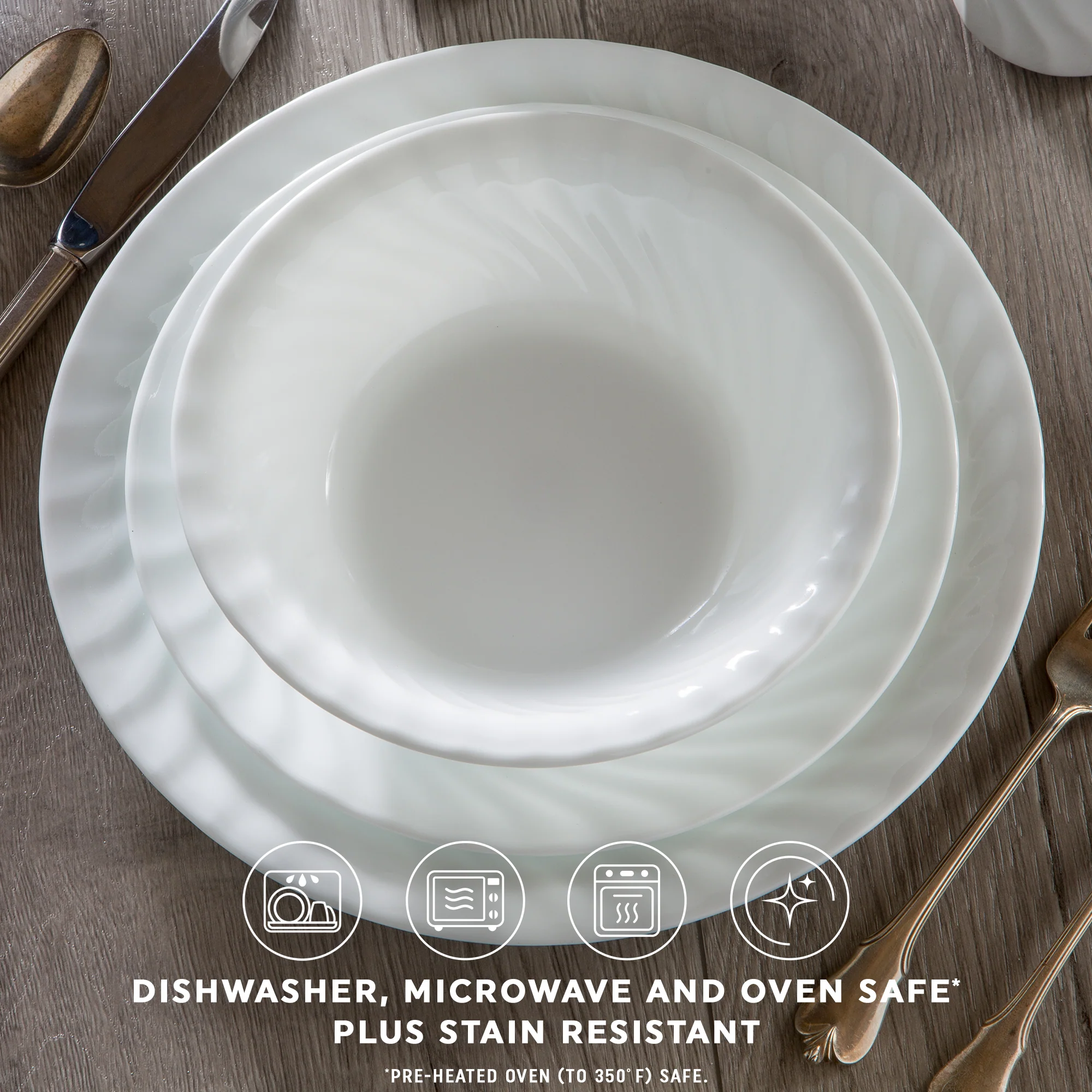 Corelle® Enhancements 12-piece Dinnerware Set, Service for 4 - Image 4